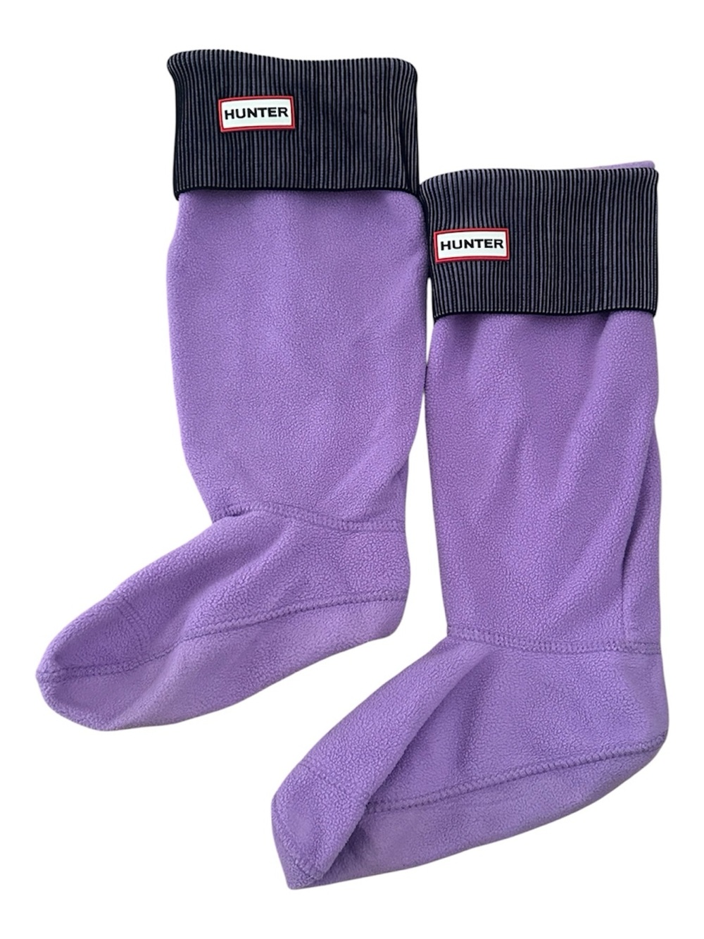 Hunter socks  Purple Fleece Boot Socks size M